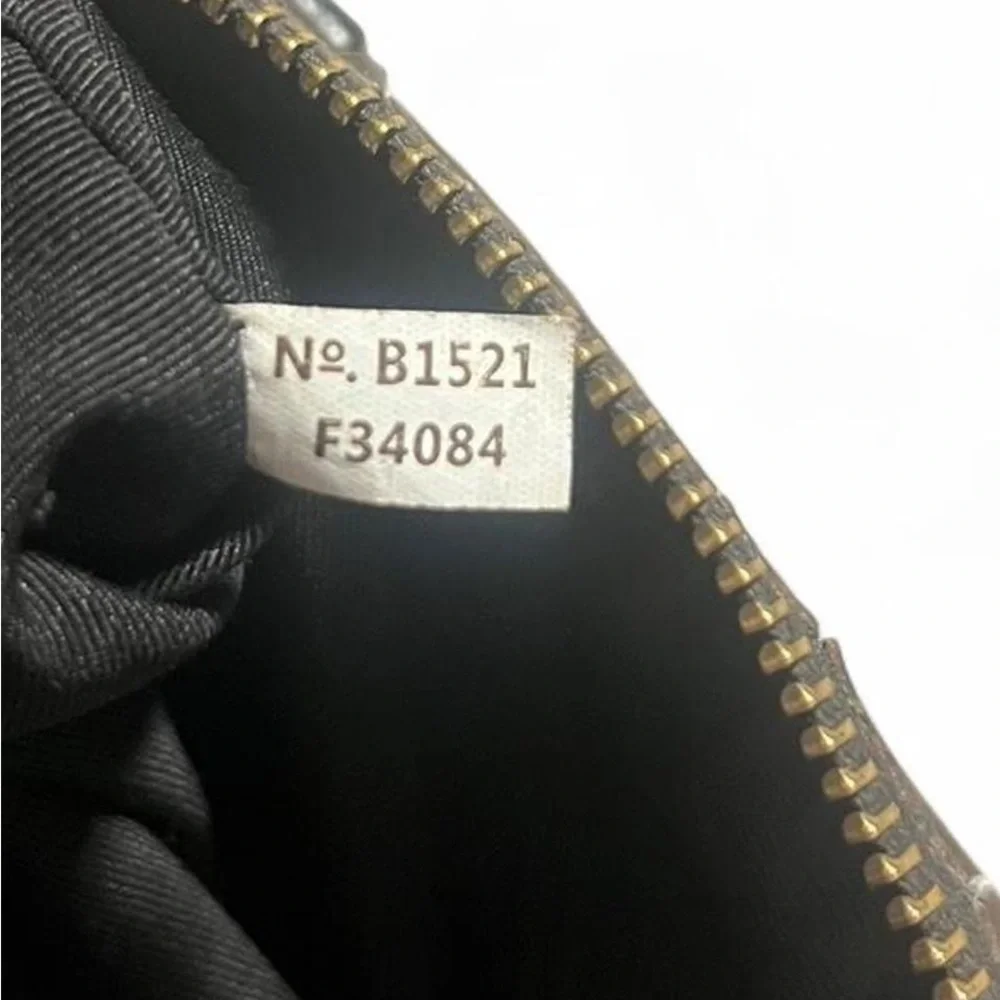 Coach Satchel in Brown/Black, Gold Hardware - Picture 4 of 5